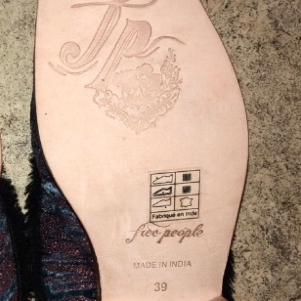 Free People Butterfly Shearling Mules - Picture 7 of 7